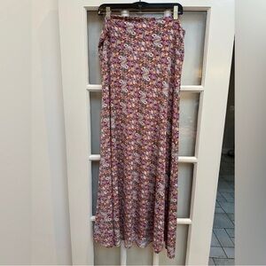 LuLaRoe | Vintage Floral Maxi Skirt Women’s Size XL EUC